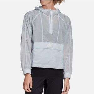Adidas Light Blue Windbreaker Jacket
